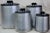We are offering a vintage, mid-century Kromex by Alcoa brushed aluminium canister set. The canisters feature black plastic...