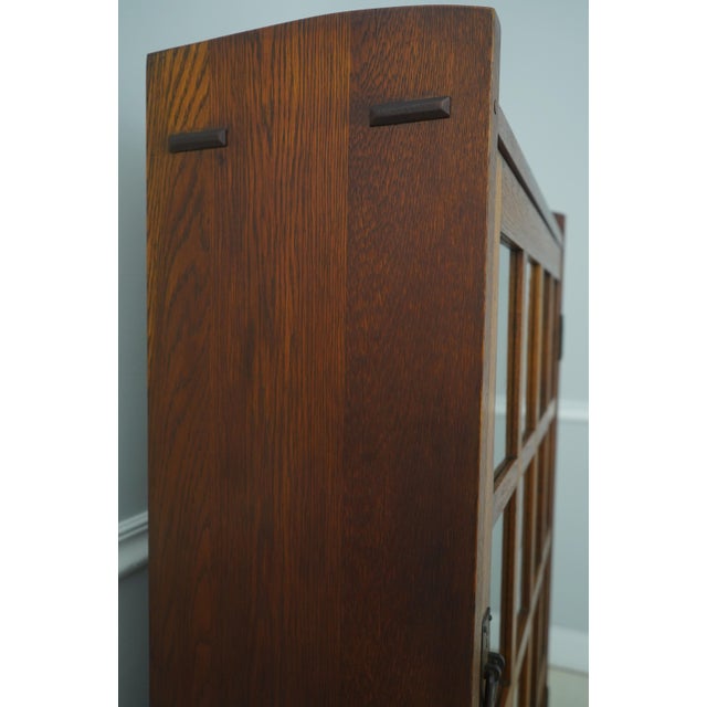 Gustav Stickley No.715 Antique Mission Oak Bookcase For Sale - Image 12 of 15