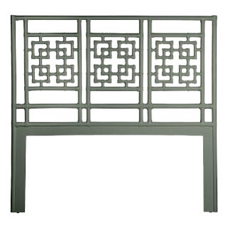 Palm Springs Headboard Queen, Evergreen For Sale