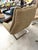 1970s Pair of Flat Bar Lounge Chairs Attributed to Milo Baughman Re-upholstered For Sale - Image 11 of 17
