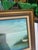 1990s Lighthouse and Egrets Seascape Painting on Canvas, Signed by the Artist, Framed For Sale In Atlanta - Image 6 of 9