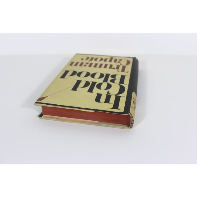 Mid-Century Modern 1965 Edition Truman Capote in Cold Blood Hard Cover With Dust Jacket For Sale - Image 3 of 10