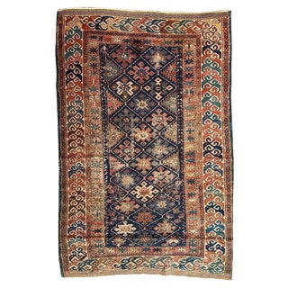 Late 19th Century Caucasian Shirvan Rug, 1890s For Sale