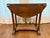 English 1960s Bishopsgate Collection by Drexel -- Round Lamp Table With Drop Leaves For Sale - Image 3 of 6