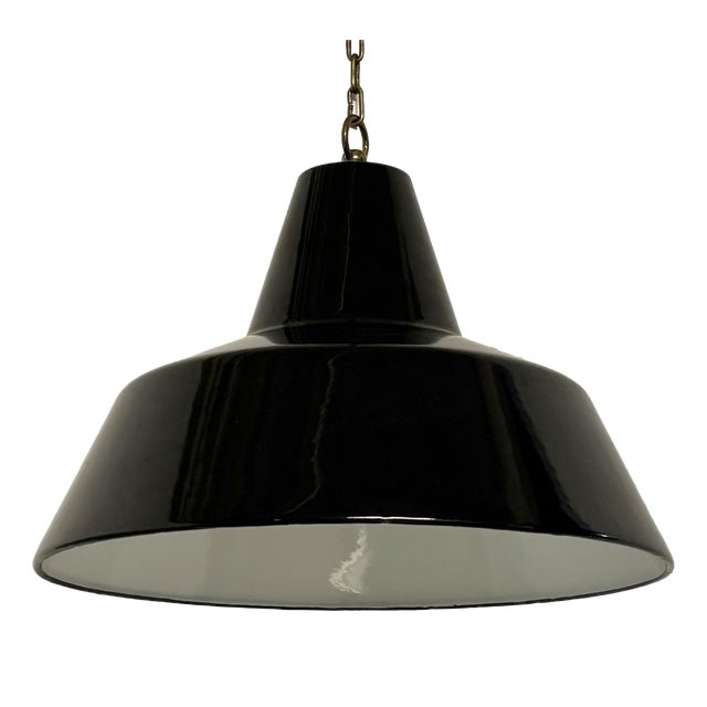 Vintage Industrial Pendant Lamp from Louis Poulsen, Denmark, 1940s For Sale
