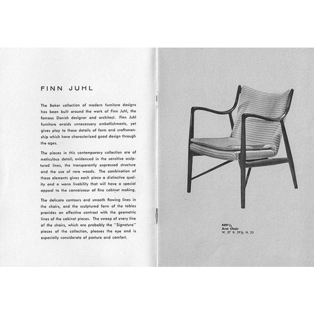 1980s Pair of Mid-Century Modern Finn Juhl Model 45 Style Open Armchairs For Sale - Image 11 of 12