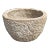 Vintage Rustic Stone Planter Bowl For Sale