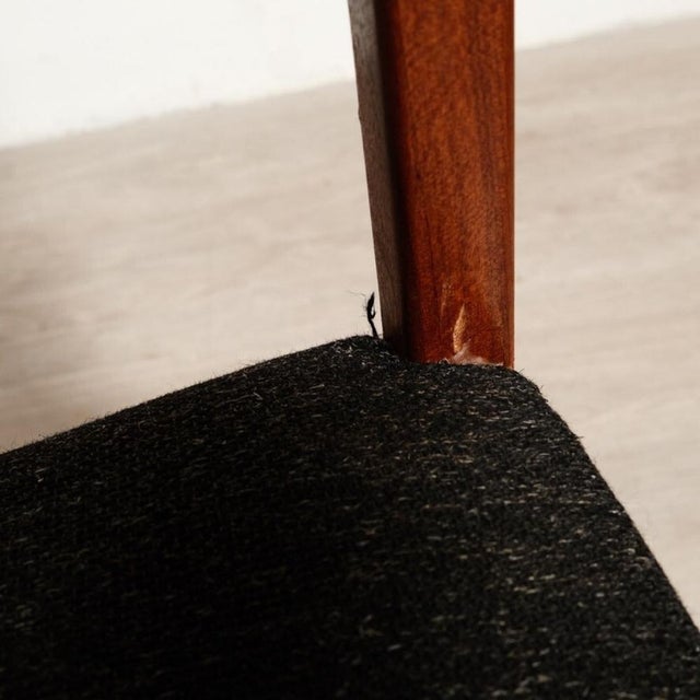 Set of Vintage Dining Chairs in Wood and Fabric, 1960s For Sale - Image 15 of 18