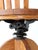 Antique Gunlock Banker's Swivel Desk Chair For Sale - Image 11 of 17
