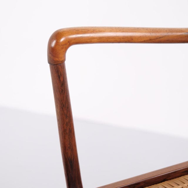 Wood Colonial OW149-2 2-Seater Sofa in Rosewood attributed to Ole Wanscher for P. Jeppesen, 1960s For Sale - Image 7 of 18