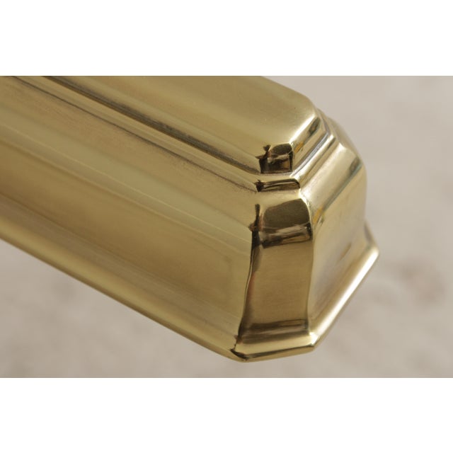 Brass 1980s Mid-Century Modern Adjustable Brass Floor Lamp For Sale - Image 8 of 13