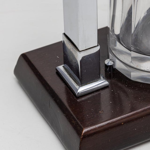 Vintage Italian Art Deco Tantalus Set, 1930, Set of 4 For Sale - Image 6 of 11