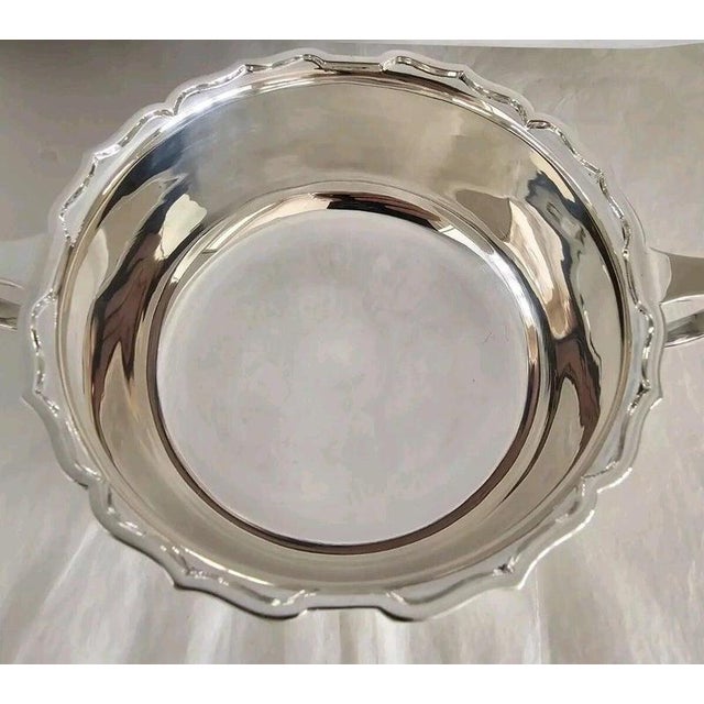 George V Sterling Silver Sugar Bowl from Cooper Brothers & Sons, Sheffield, 1915 For Sale - Image 4 of 18