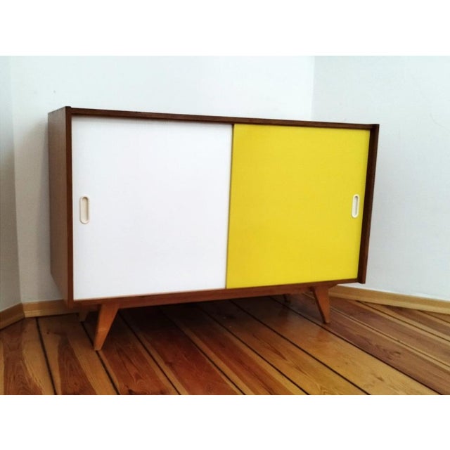 U 452 Cabinet designed by J. Jiroutek, Czechoslovakia, 1960s. Unique chest of drawers in very good condition. It looks...