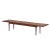 Wood Modernist Kipp Steward Bench Table in Walnut For Sale - Image 7 of 7