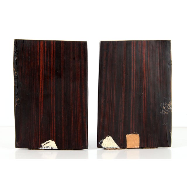 Wood Vintage West African Hand Carved Wenge Tribal Bookends - a Pair For Sale - Image 7 of 10