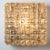 Square Textured Glass Wall Light, Germany, 1960s For Sale - Image 3 of 12