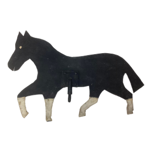 Late 19th Century Sheet Iron Running Horse Weathervane