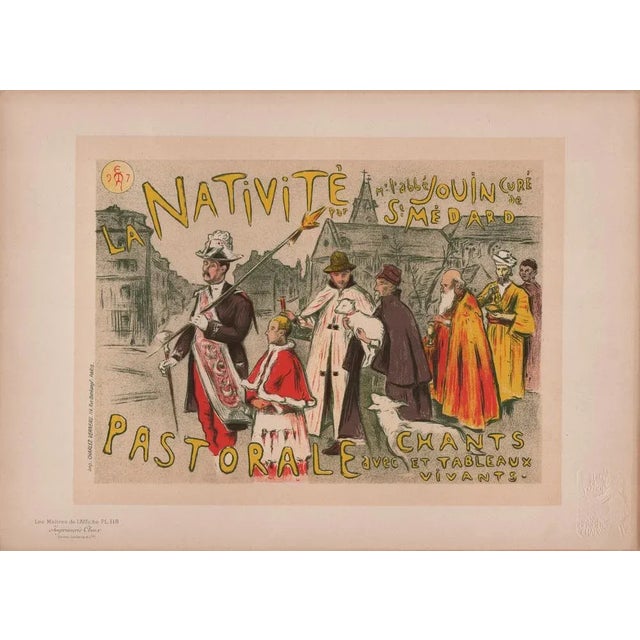 Etienne Moreau-Nélaton, La Nativité from Les Maîtres de L'Affiche, 1898, Original Lithograph For Sale - Image 7 of 13