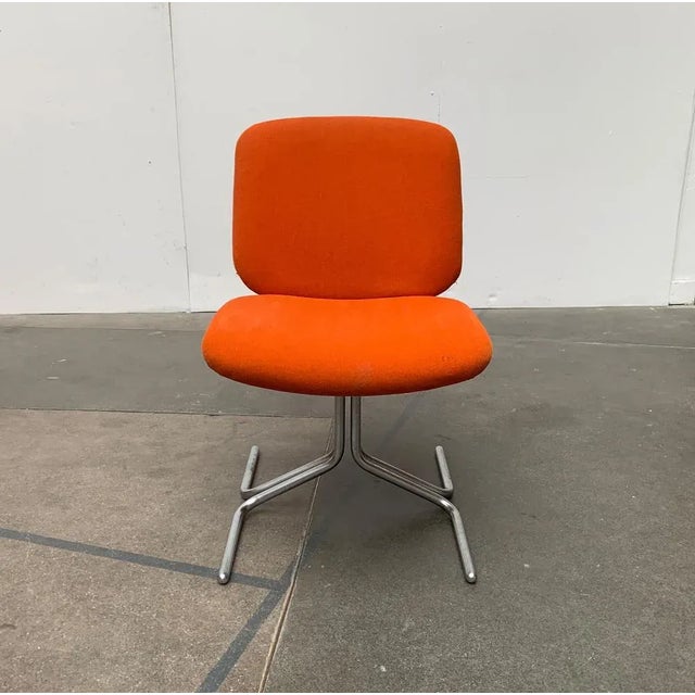 Set of Vintage German Space Age Seat 150 Chairs by Herbert Hirche for Mauser For Sale - Image 4 of 18