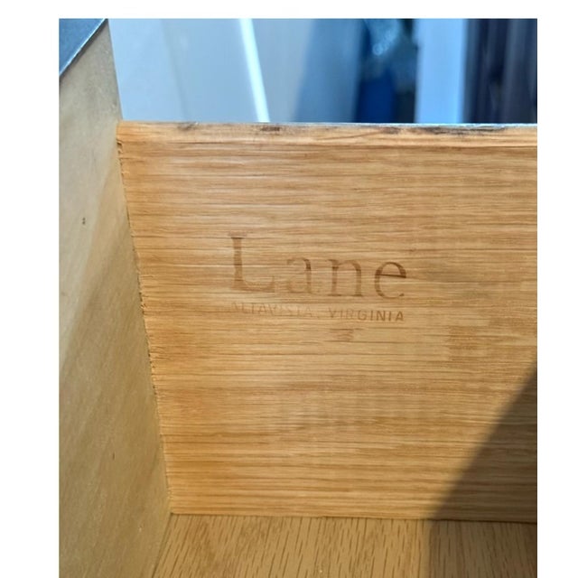 1970s Lane Stacatto Brutalist Lonmg Chest Manner of Paul Evans For Sale - Image 12 of 12