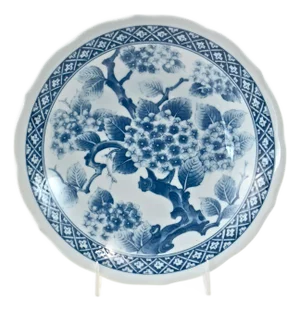 Blue & White Cherry Blossom Bowl