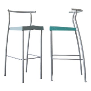 Set of Hi-Glob Bar Stools from Kartell, 1990s For Sale