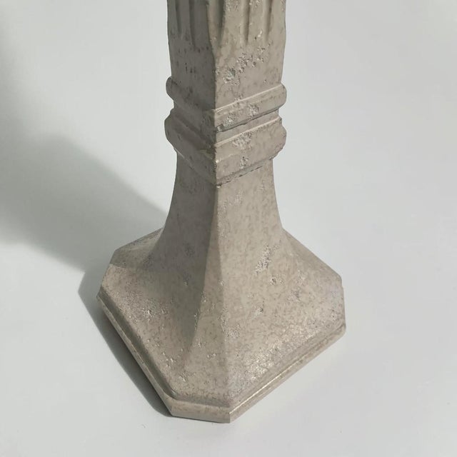 Vintage Travertine Stone Floor Lamp For Sale - Image 9 of 13