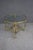 Italian Neoclassical Solid Brass Round Center Table With Glass Top For Sale - Image 9 of 10