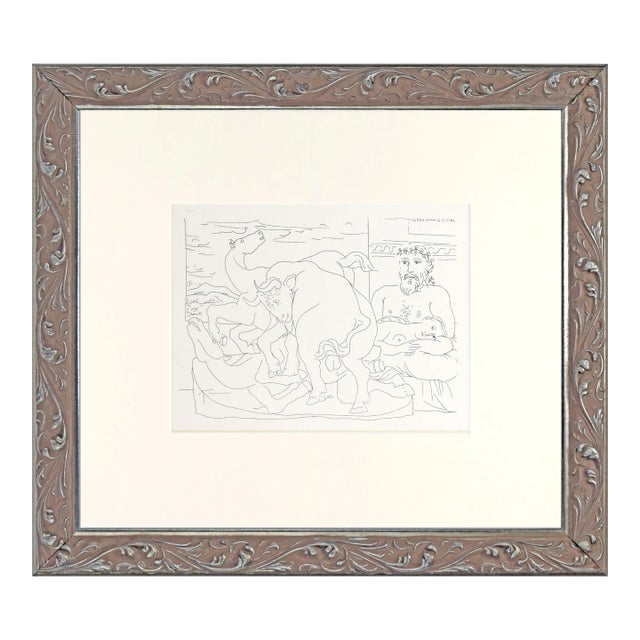 Vintage Pablo Picasso Vollard Suite Print 1956 For Sale