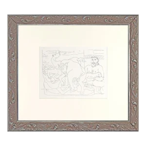 Vintage Pablo Picasso Vollard Suite Print 1956