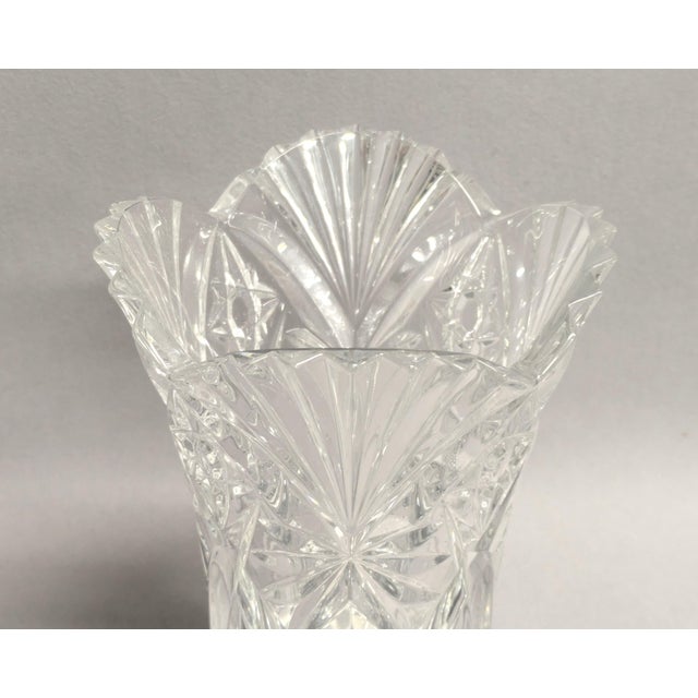 Cristal d' Arques Cristal d'Arques Durand Vincennes Vase For Sale - Image 4 of 11