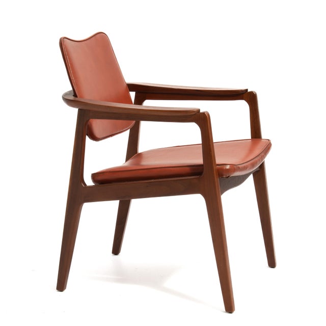 Mid 20th Century Sigvard Bernadotte Armchair John Stuart France & Daverkosen Mid Century Modern For Sale - Image 5 of 12