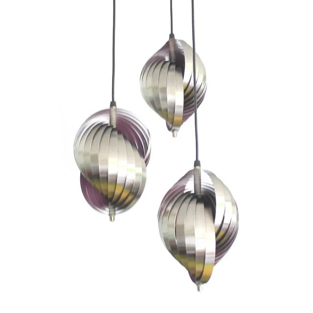 1970s Vintage Space Age Pendant Light from Lyfa, 1970s For Sale - Image 5 of 17