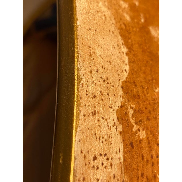English Walnut Oval Mirror For Sale - Image 16 of 18