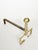 1970s Brass and Cast Iron Andirons, France, 1970s, Set of 2 For Sale - Image 5 of 11