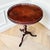 Vintage Mahogany Pierced Gallery Drum Table | Georgian Federal Accent Table | Grand-Millennial Side For Sale - Image 4 of 7