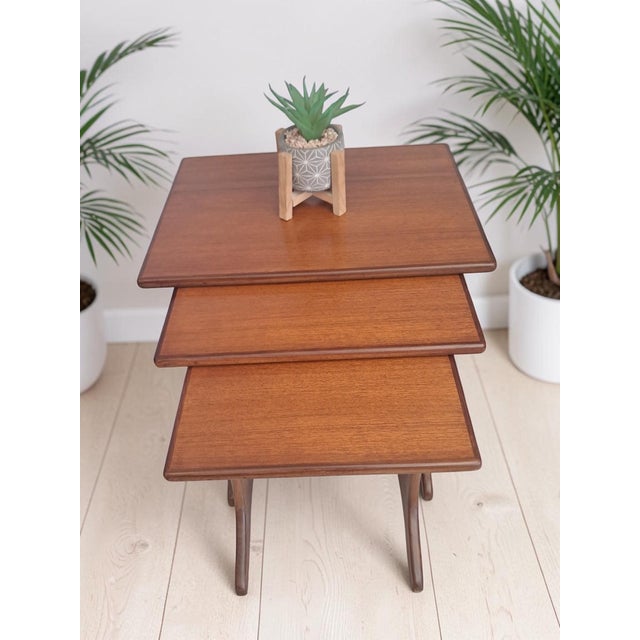 Mid-Century Modern Teak Fresco Nesting Tables from G Plan, 1960s, Set of 3 For Sale - Image 10 of 16