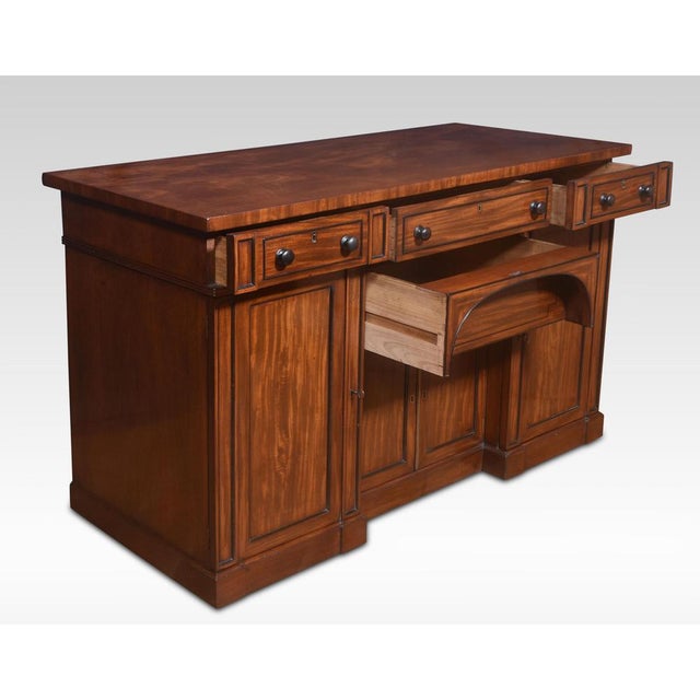 Regency Mahogany 4-Door Sideboard For Sale - Image 9 of 12