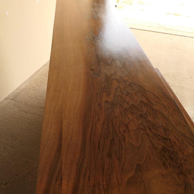 Walnut Burl Sideboard or Console, 1940s For Sale - Image 12 of 18