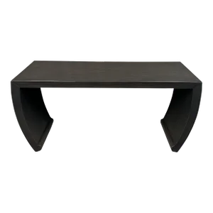 Curved Console Table in Black