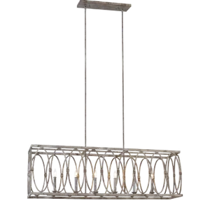 Sean Lavin by Visual Comfort Studio Patrice Linear Chandelier, Deep Abyss