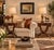 Elegant vintage mahogany side tables featuring distinctive sculptural curule-style cross bases and shaped tops accented...