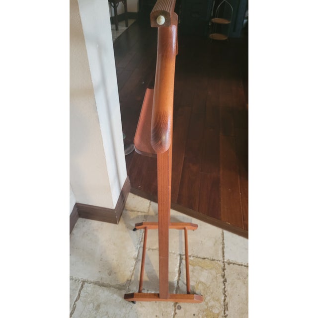 Mid 20th Century Brevettato Mid-Century Wooden Vale Stand For Sale - Image 11 of 12