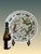 Late 20th Century Large Ornate Folding Chinese Expresso Brown Rosewood Plate, Charger, Display Stand For Sale - Image 5 of 5