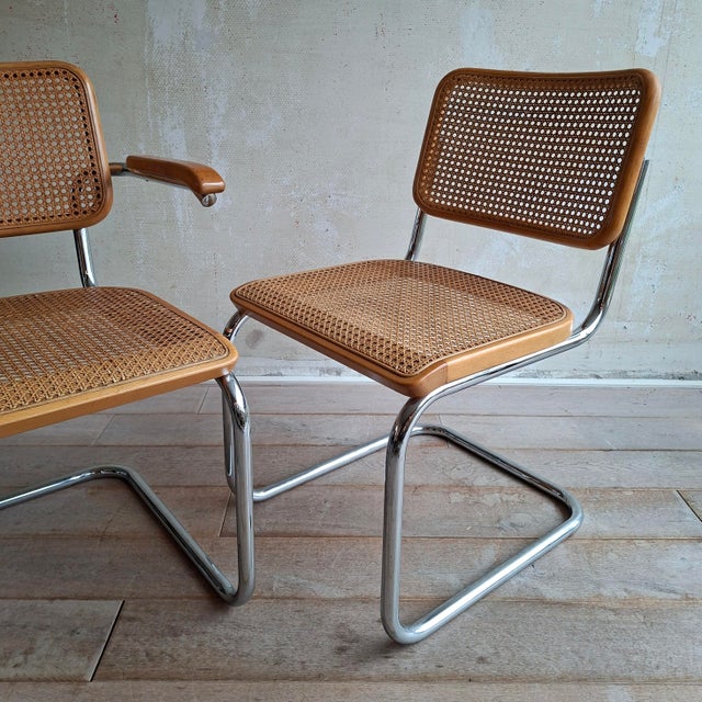 S64/S32 Chairs by Marcel Breuer for Thonet, 1979/1980, Set of 4 For Sale - Image 6 of 10