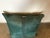 Custom Green Cow Hide Pillow With Leather Piping For Sale In Miami - Image 6 of 7