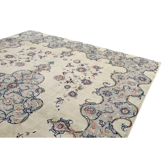 Vintage Kashan Rug, 2000s For Sale - Image 6 of 15