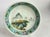 Vintage Hand-Painted Chinese Famille Rose Landscape & Turquoise Enamel Dish Set - Pair For Sale - Image 6 of 8