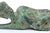 Thai Bronze Reclining Buddha Sculpture With Verdigris Patina For Sale - Image 4 of 10